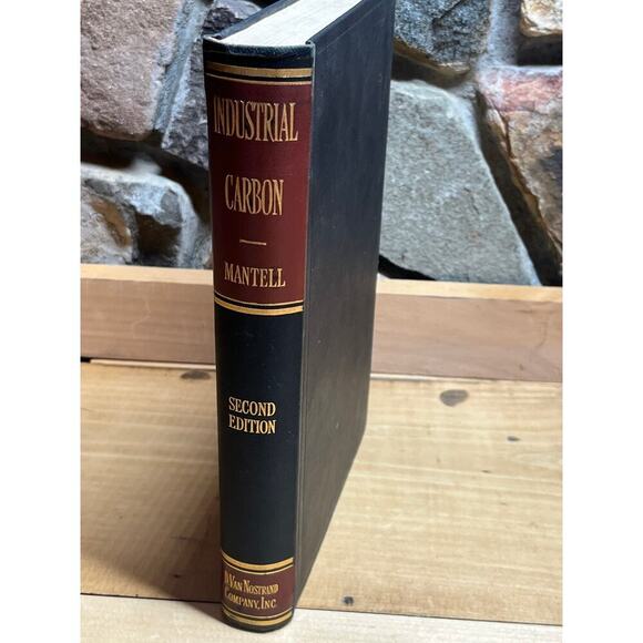 VTG Industrial Carbon Book. 2nd Ed. C.L. Mantell. Chemical engineer science 1947 - Picture 1 of 8